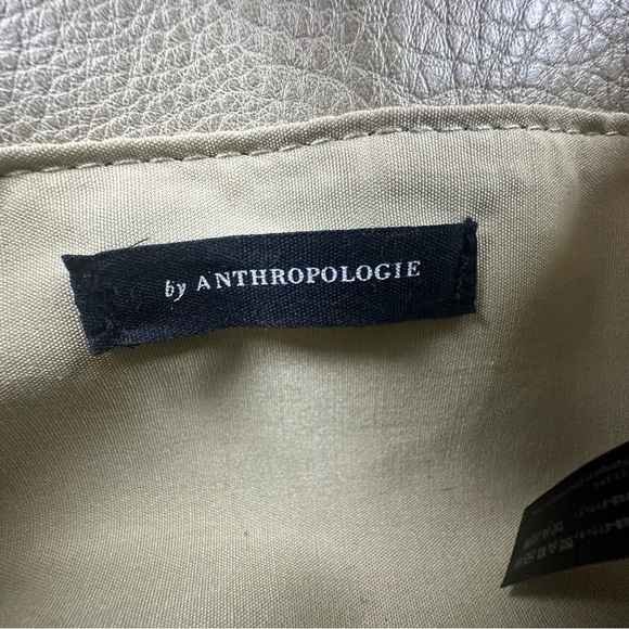 Anthropologie Aidy Crossbody Bag Small Buckle Flap Moss Green Gray Purse - Picture 10 of 12